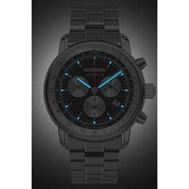 Zeppelin 8888MB-2 Herrenuhr LZ 14 Marine Chronograph Stahl/Schwarz