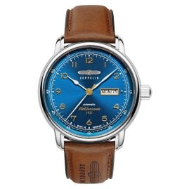 Zeppelin 9664-3 Herrenuhr Automatik 100 Jahre Méditerranée Braun/Blau