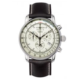 Zeppelin 8680-3 Alarm-Herrenchronograph 100 Jahre Zeppelin