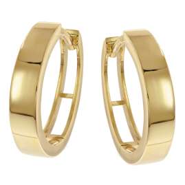 trendor 68747 Ohrringe Gold 333/8K Creolen Ø 14 mm