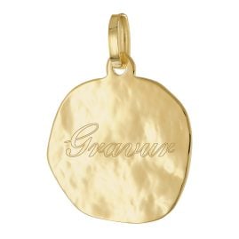 trendor 28580 Gravur-Anhänger für Damen und Herren 333 Gold ∅ 16 mm