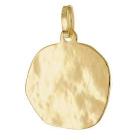 trendor 28580 Gravur-Anhänger für Damen und Herren 333 Gold ∅ 16 mm