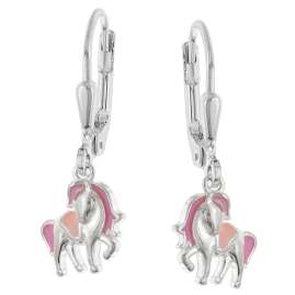 trendor 28499 Kinder-Ohrringe Silber 925 Pferde-Ohrhänger