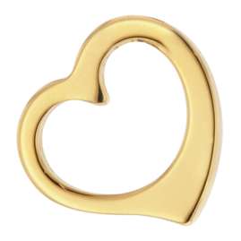 trendor 28965 Kinder Herz-Anhänger 333 Gold Mit Vergoldeter Silberkette