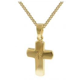 trendor 35750 Kreuz-Anhänger für Kinder Gold 333