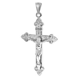 trendor 35788 Kreuz-Anhänger für Herren 925 Silber 40 mm