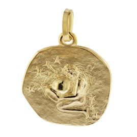 trendor 08725-02 Sternzeichen-Anhänger Wassermann 333 Gold 16 mm