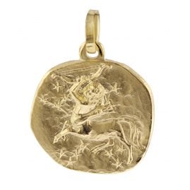 trendor 08725-12 Sternzeichen-Anhänger Schütze 333 Gold 16 mm