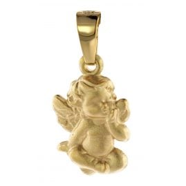 trendor 08801 Engel Kinder-Anhänger Gold 585