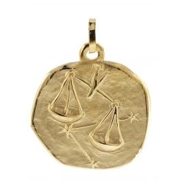 trendor 08982-10 Sternzeichen-Anhänger Waage 333 Gold 20 mm