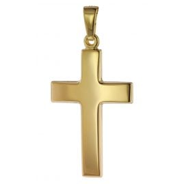 trendor 75268 Anhänger Kreuz Gold 585 (14 Karat) 24 mm