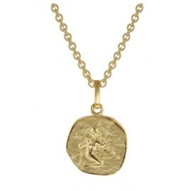 trendor 75905-09 Sternzeichen für Kinder Jungfrau Gold 333 Anhänger + Kette