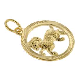 trendor 75990-04 Sternzeichen Widder 333 Gold + goldplattierte Kinder-Kette