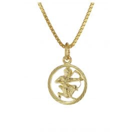 trendor 75990-12 Sternzeichen Schütze 333 Gold + goldplattierte Kinder-Kette