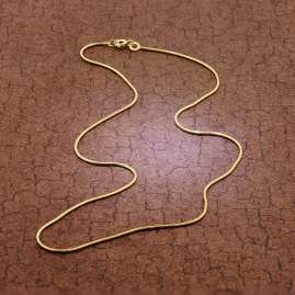 trendor 51860 Feine Schlangenkette Gold 333/8K Breite 0,9 mm