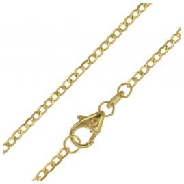 trendor 51885 Panzerkette 585 Gold / 14 Karat Weitpanzer-Collier 1,6 mm