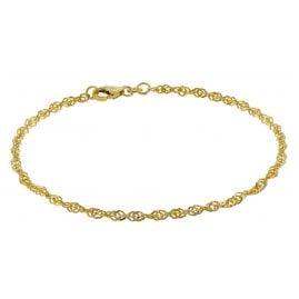 trendor 50521 Armband Frauen 333 Gold Singapur 2,4 mm