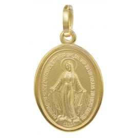 trendor 35771 Madonna Milagrosa Gold-Anhänger 333/8 Karat 16 mm