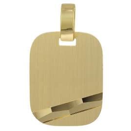 trendor 35775 Anhänger mit Gravur Gold 333 (8K) Herren Goldschmuck