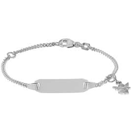 trendor 35783 Gravur-Armband für Baby und Kleinkind 925 Silber Länge 14/12 cm