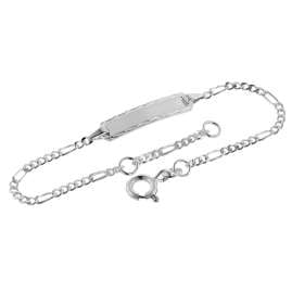 trendor 39507 Gravur-Armband für Baby und Kleinkind 925 Silber 14/12 cm