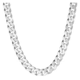 trendor 75141 Halskette für Herren Silber 925 Panzer 5,3 mm breit