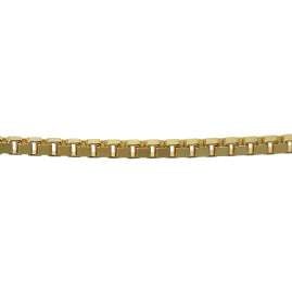 trendor 50873 Feine Venezianer Kette Gold 585/14K Collierkette 0,9 mm