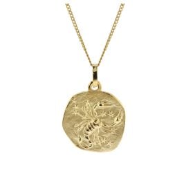 trendor 41920-11 Halskette mit Sternzeichen Skorpion Gold 333/8K Ø 16 mm