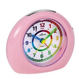 Atlanta 1967/17 Kinder-Wecker Quarz mit Leisegang Rosa