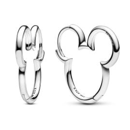Pandora 293528C00 Damen-Creolen Disney Micky Maus Silhouette Silber