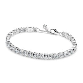 Pandora 593539C01 Damen-Tennisarmband Silber Zirkonia