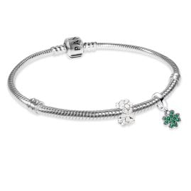 Pandora 68629 Damenarmband Silber Starter-Set Glücksbringer
