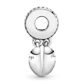 Pandora 792072EN40 Charm-Anhänger Mutter & Tochter Herz Silber