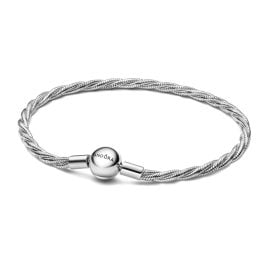 Pandora 593757C00 Damen-Armband Silber Gedrehte Schlangenkette
