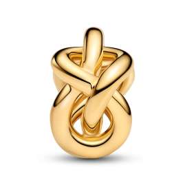 Pandora 763755C00 Charm Unendlichkeitsknoten Goldfarben