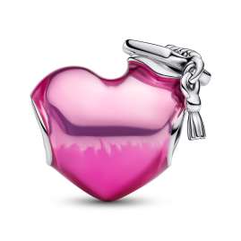 Pandora 793788C01 Pinkfarbener 2025 Abschluss Herz-Charm