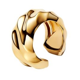 Pandora 263872C00 Einzelner Ohrring Ear Cuff Wellig Goldfarben