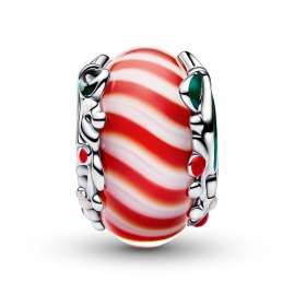 Pandora 794252C01 Silber Charm Zuckerstange Muranoglas