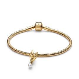 Pandora 21118 Starter-Set Damenarmband Goldfarben Gewickeltes Herz