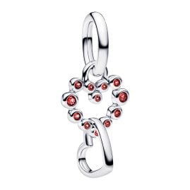 Pandora 794435C01 Charm-Anhänger Silber Verbundene Herzen
