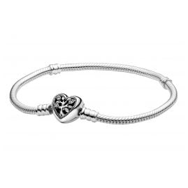 Pandora 598827C01 Damen-Armband Moments Familienstammbaum Herz-Verschluss