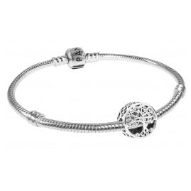 Pandora 51783 Damen-Armband Silber 925 mit Charm Familienwurzeln