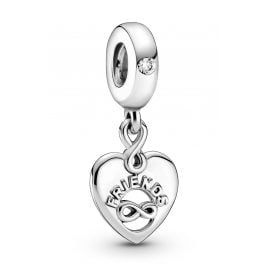 Pandora 799294C01 Silber Charm-Anhänger Freunde für immer Herz