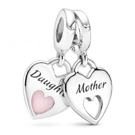 Pandora 799187C01 Silber Charm-Anhänger Mutter & Tochter