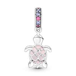 Pandora 798939C02 Charm-Anhänger Muranoglas Meeresschildkröte