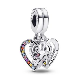 Pandora 792239C01 Charm-Anhänger Herzen mit Puzzleteilen