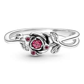 Pandora 190017C01 Damenring Disney Schöne und das Biest Rose