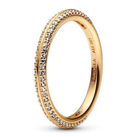 Pandora 169679C01 Damen-Ring Goldfarben Pavé