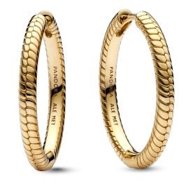 Pandora 269532C00 Damen Charm-Ohrringe Creolen Goldfarben