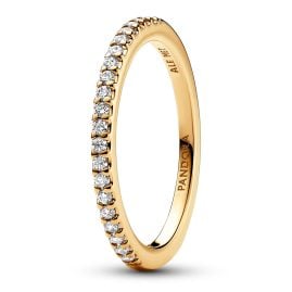 Pandora 162999C01 Damen-Ring Funkelndes Band Goldfarben